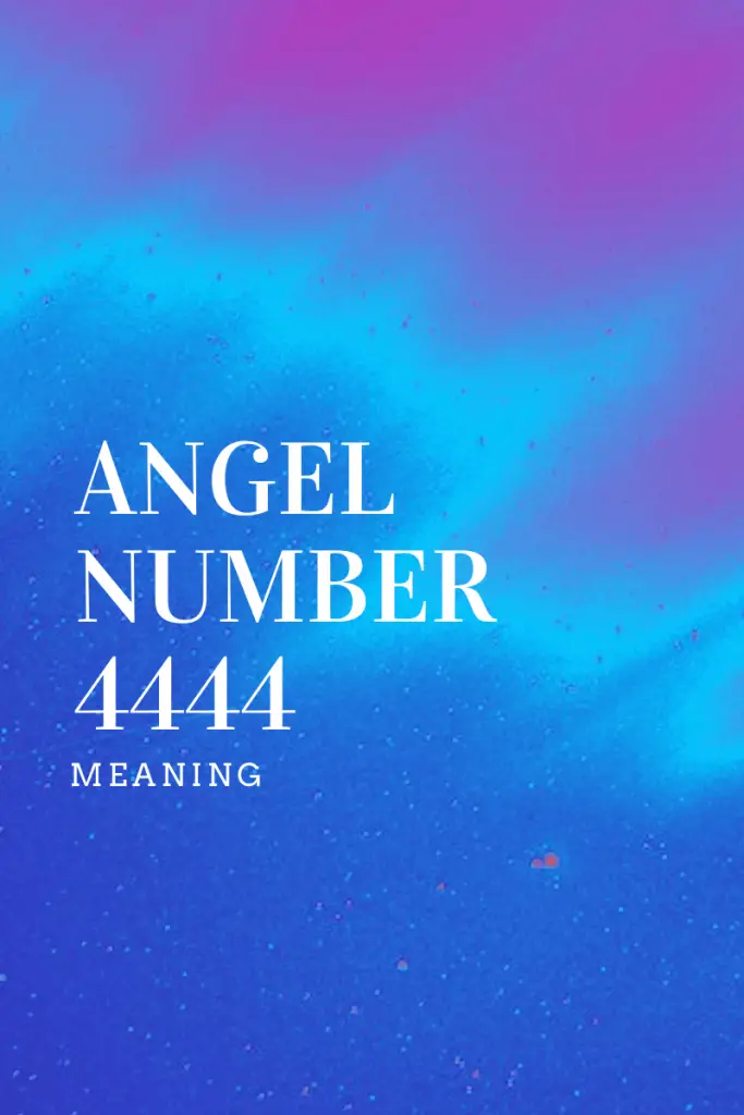Engel nummer 4444 betyr