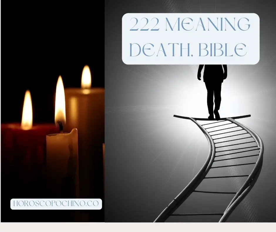 222 signifiant mort, Bible