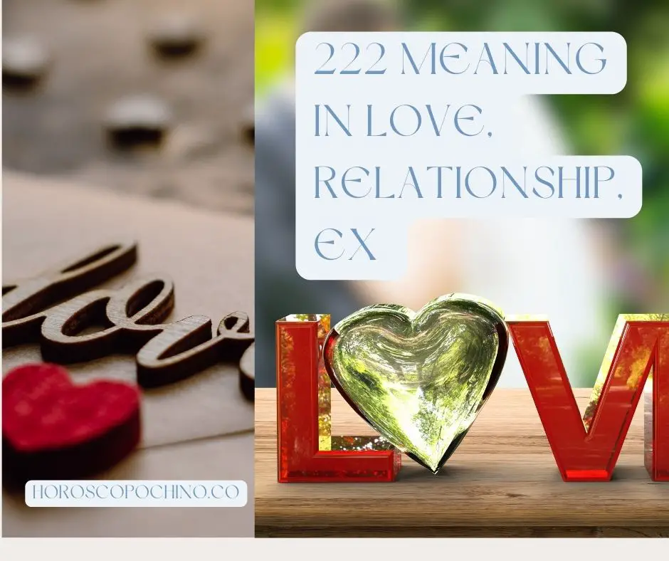 222 betekenis in liefde, relatie, ex