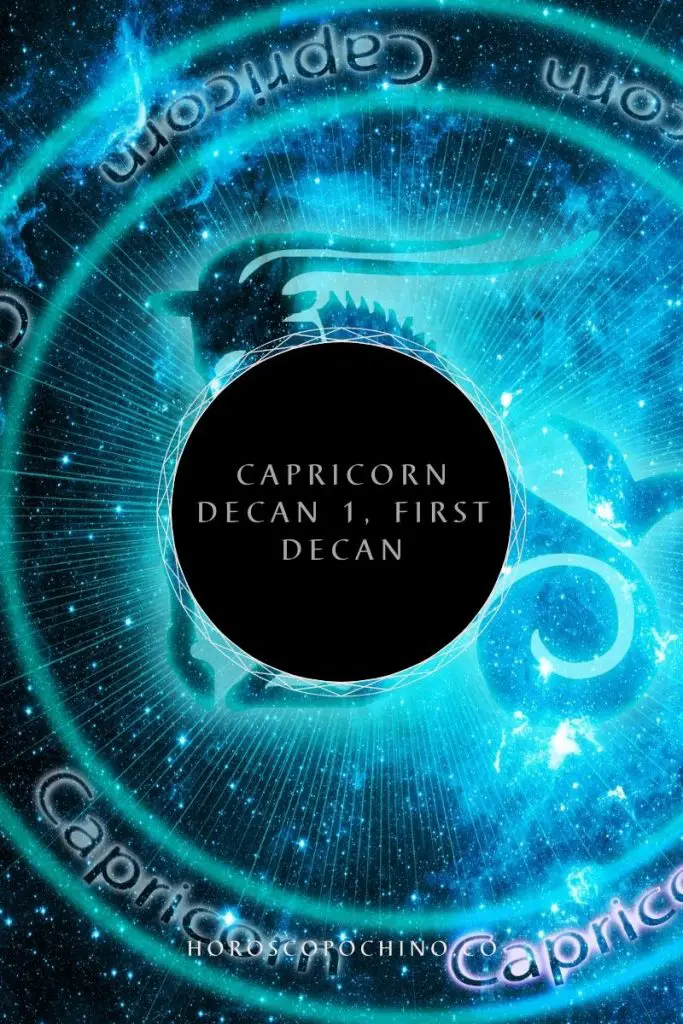 Capricorn decan 1, first decan: love, personality, compatibility