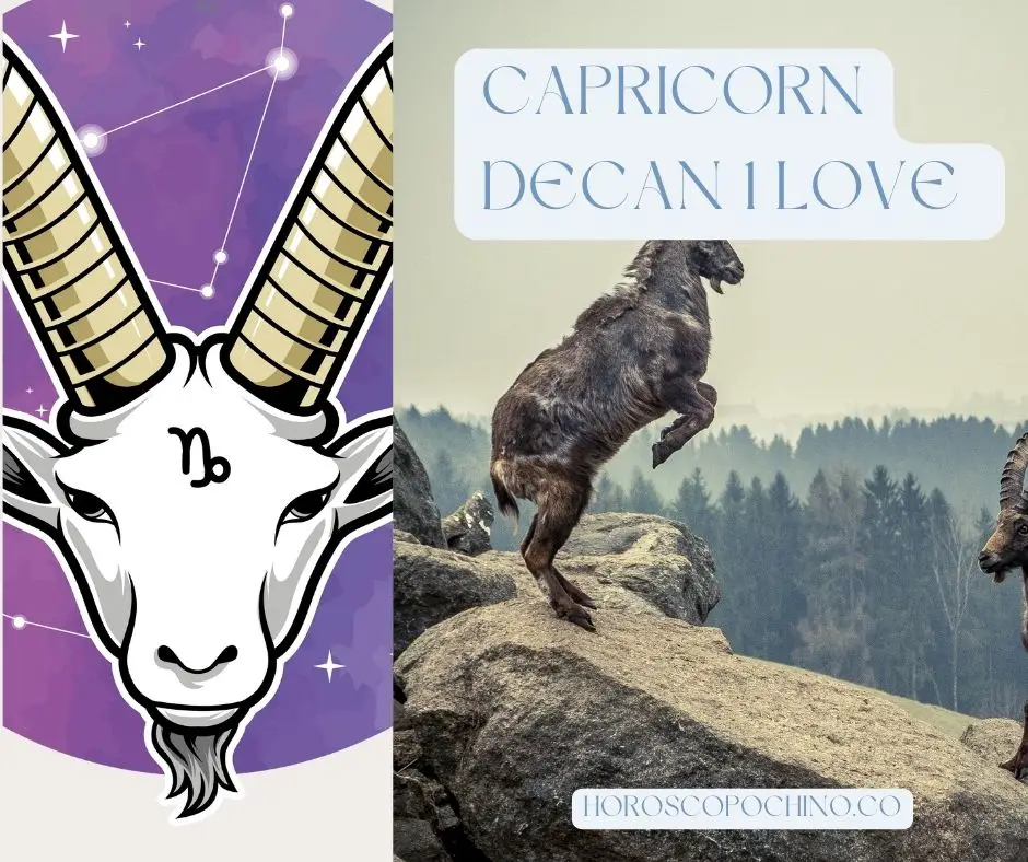 Capricorn decan 1 love