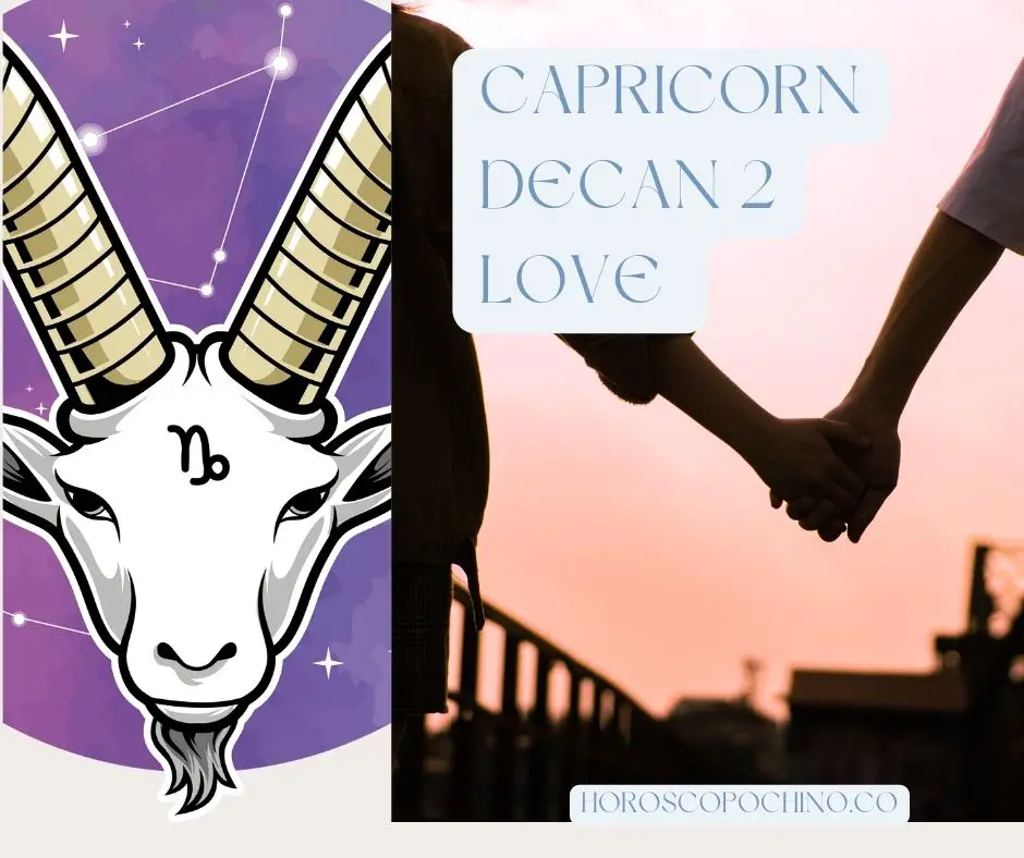 Capricorne décan 2 amour
