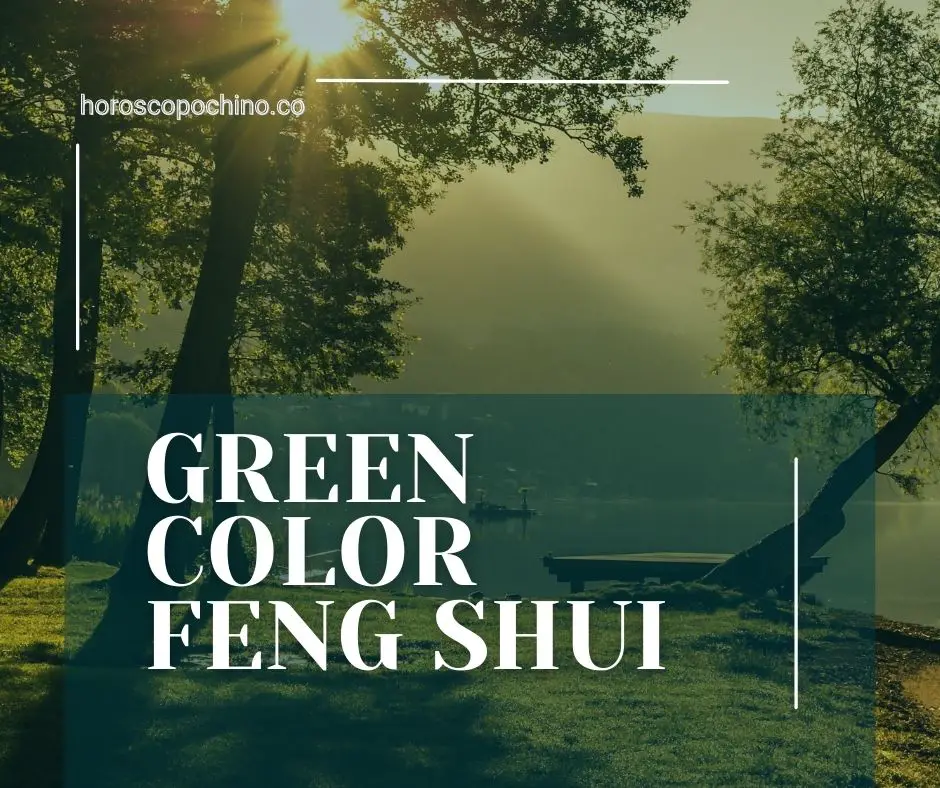 Groene kleur feng shui: Portemonnee, auto, slaapkamer, goede kleur