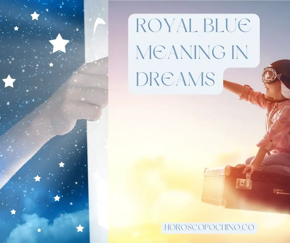 Signification du bleu royal dans les rêves