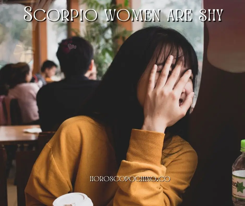 Scorpio women are shy image