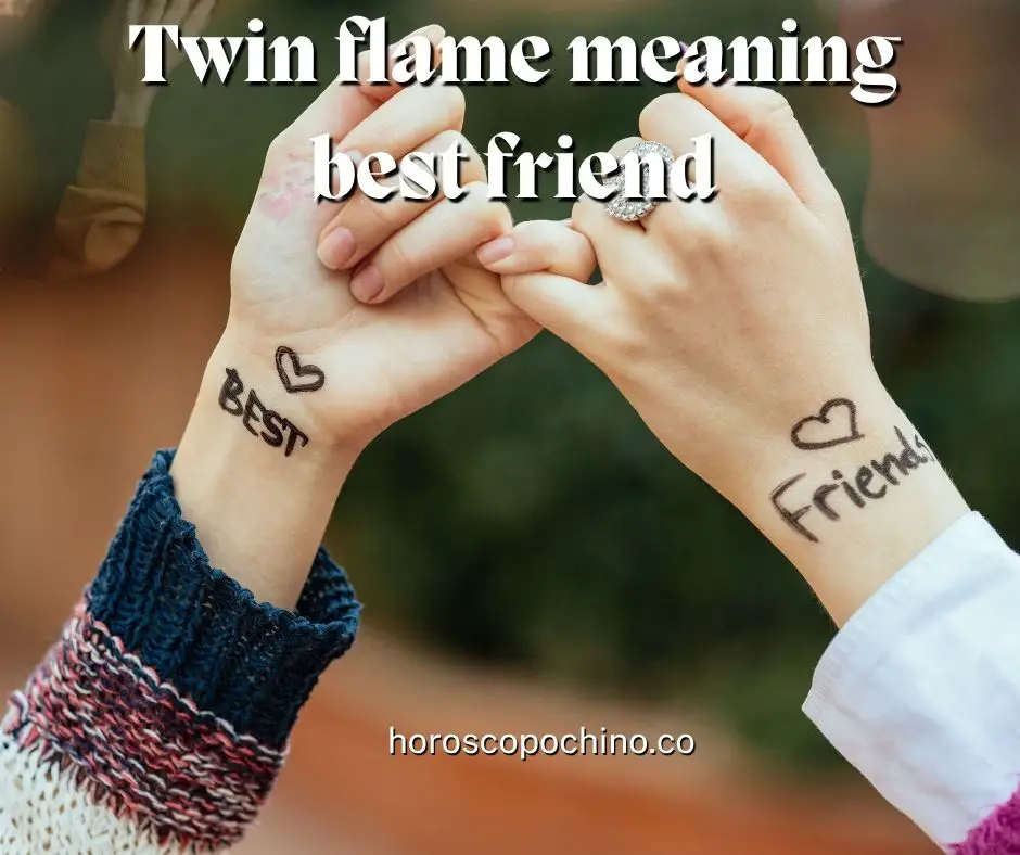 Twin flame meaning best friend