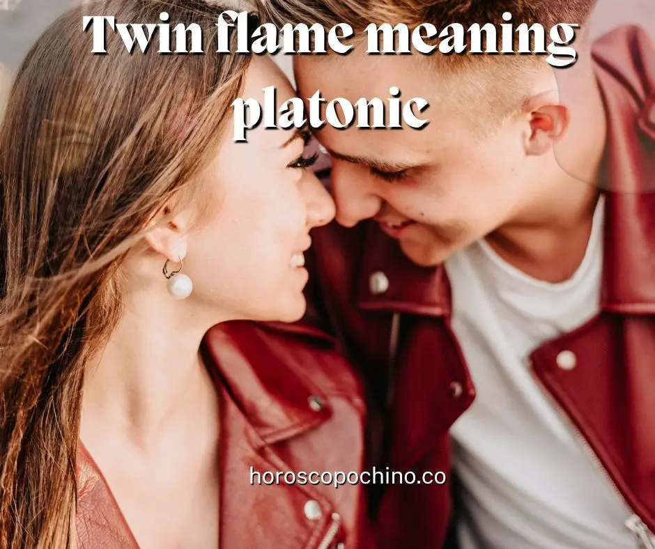 Tvillingflamma som betyder platonisk
