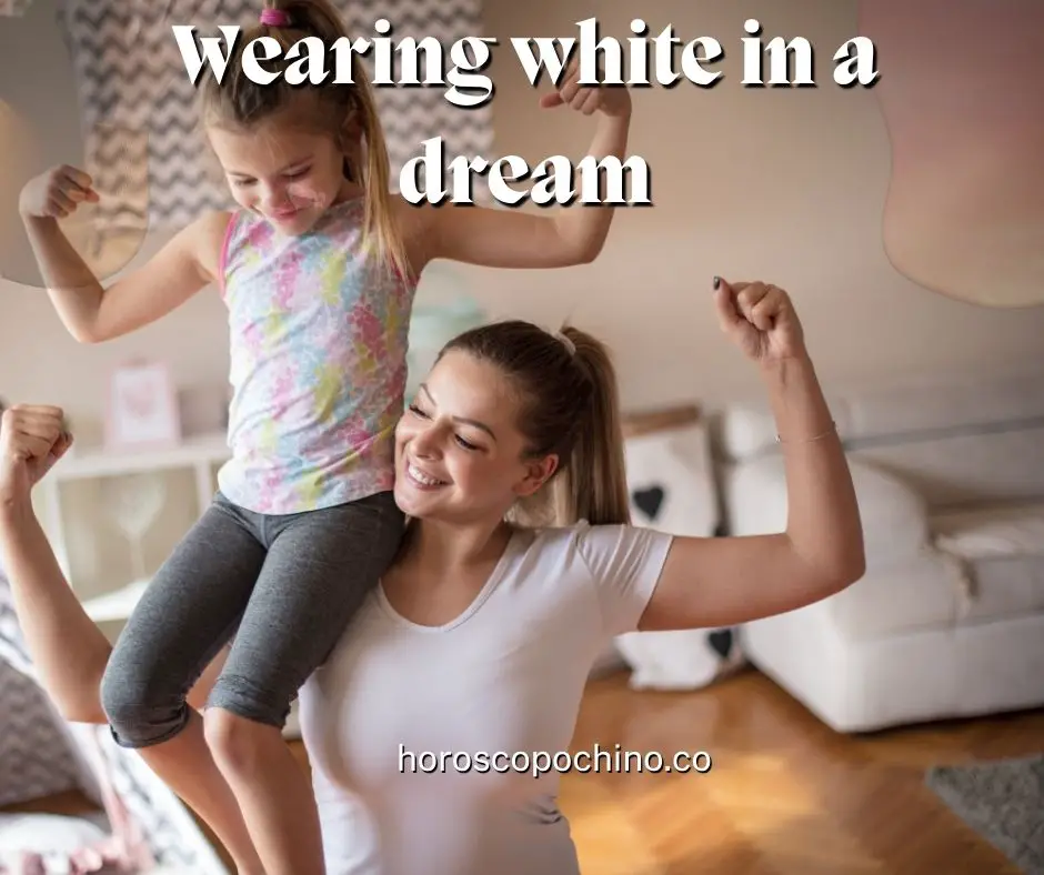 Soñar usando ropa blanca