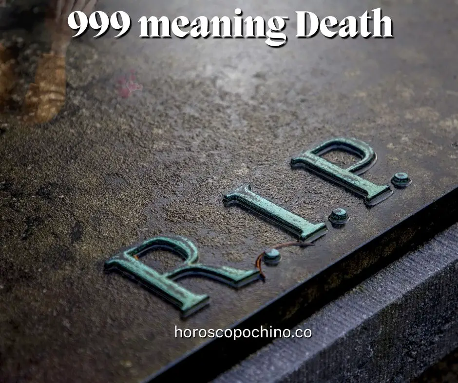 999 betekent dood
