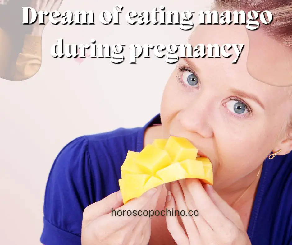 Soñar con comer mango durante el embarazo