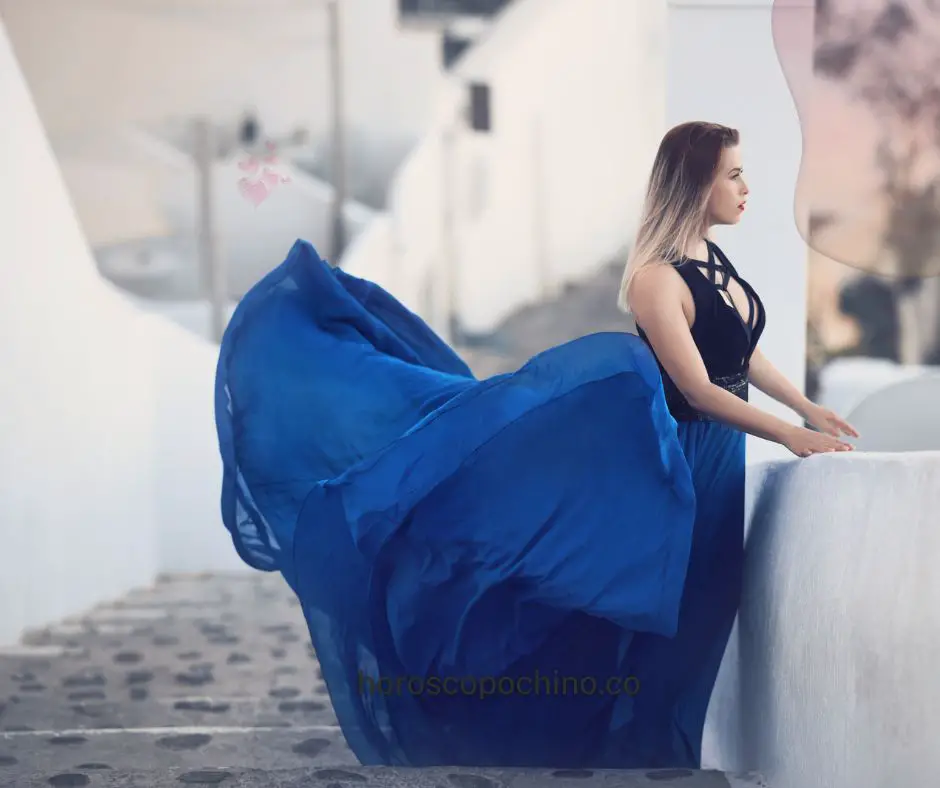 What is the meaning of blue dress ?