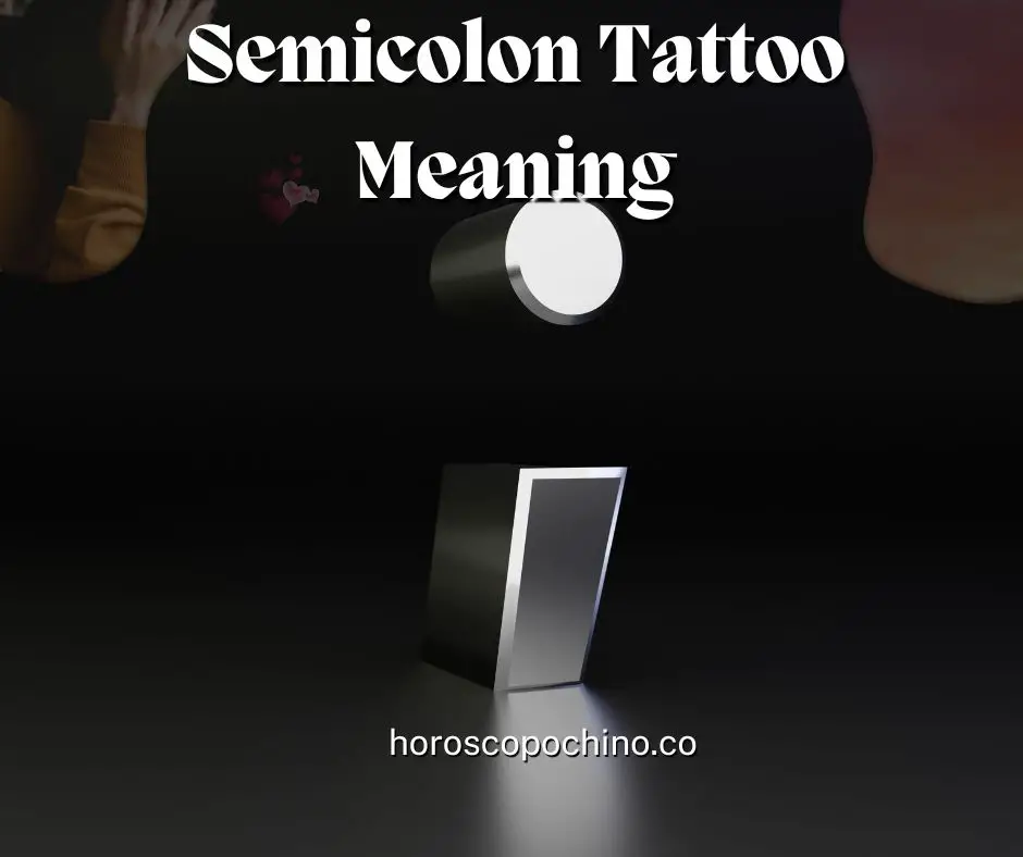 Semikolon Tattoo Bedeutung