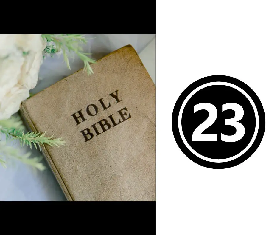 Significado bíblico de el número 23